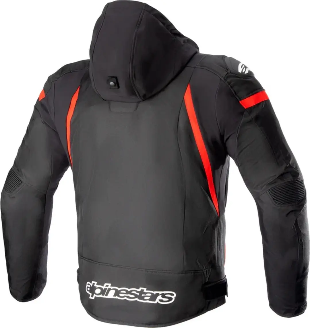 Alpinestars Zaca Waterproof Jas - L - Zwart/Rood/Wit - afbeelding 6 van 6