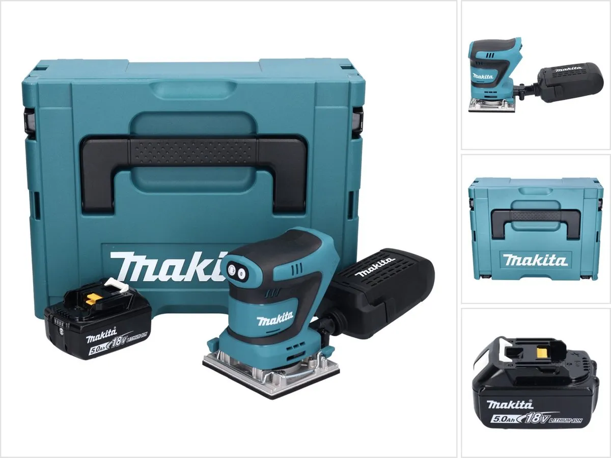 Makita DBO482 T1J Vlakschuurmachine 18V
