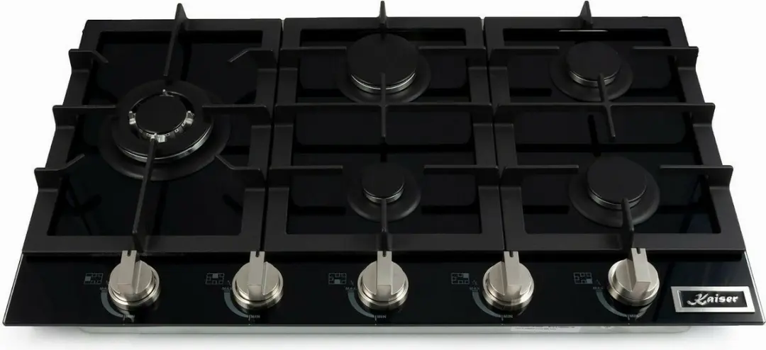 Kaiser KCG 9387 Inbouwgaskookplaat 90cm - 5 Zones - 3,8 kW Wok