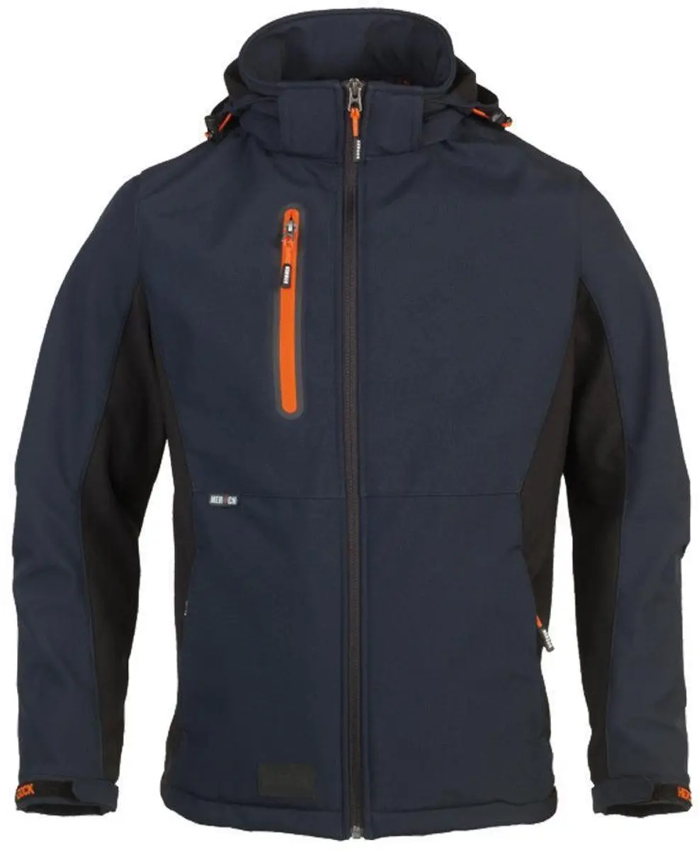 Herock Trystan Softshelljas - Donker Kaki/Zwart - XXXL
