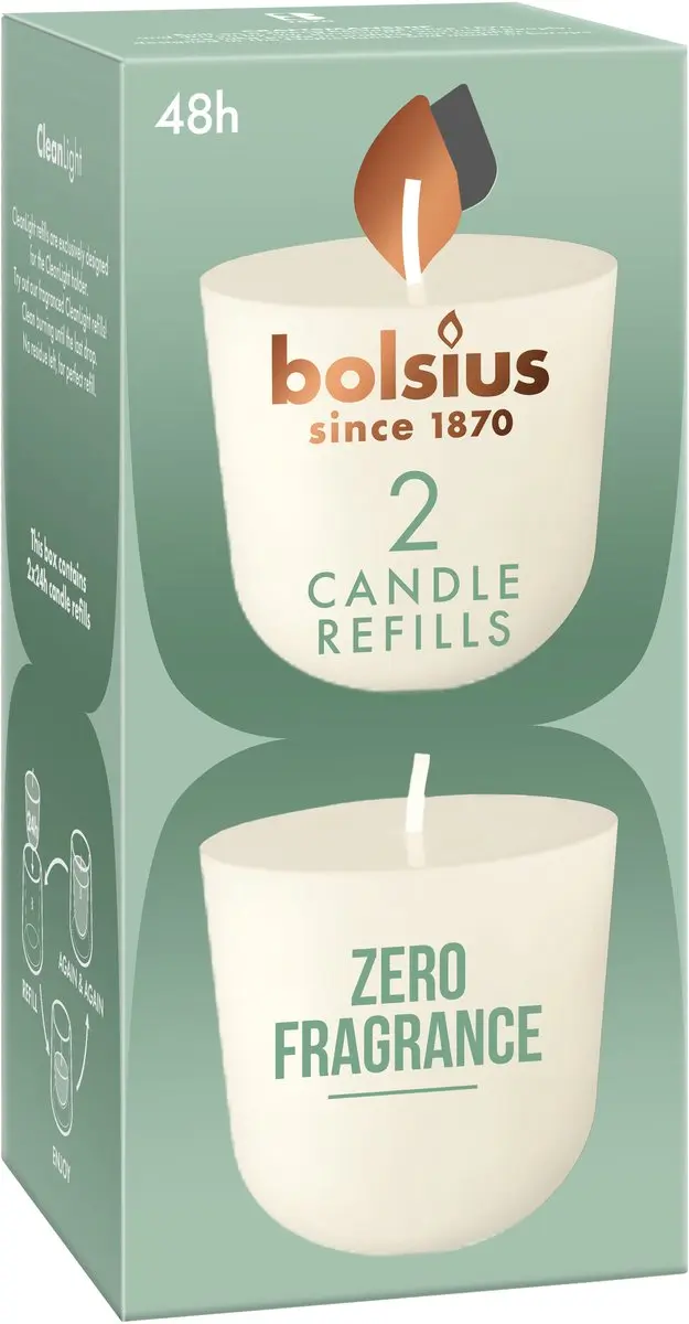 Bolsius Geurkaars Navulling Zero