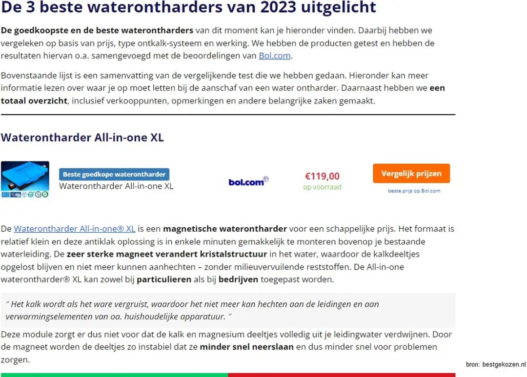 Alpine All-in-one XL Waterontharder 5400 ltr/u - 8 Personen