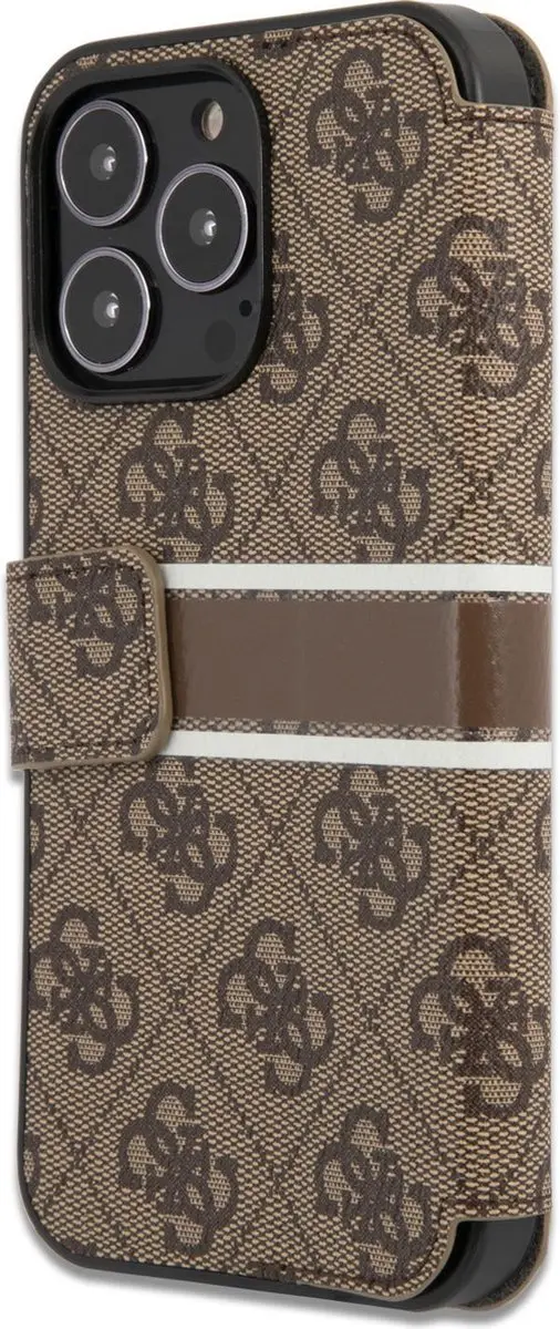 GUESS iPhone 13 Pro Max Bookcase Hoesje 7665 - Bruin - afbeelding 6 van 6