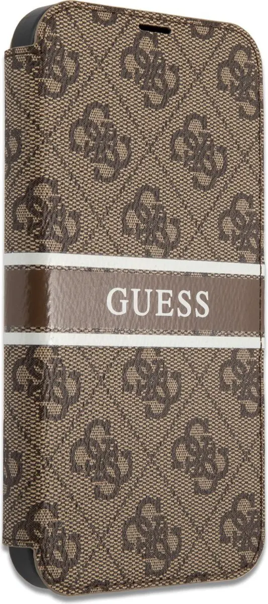 GUESS iPhone 13 Pro Max Bookcase Hoesje 7665 - Bruin