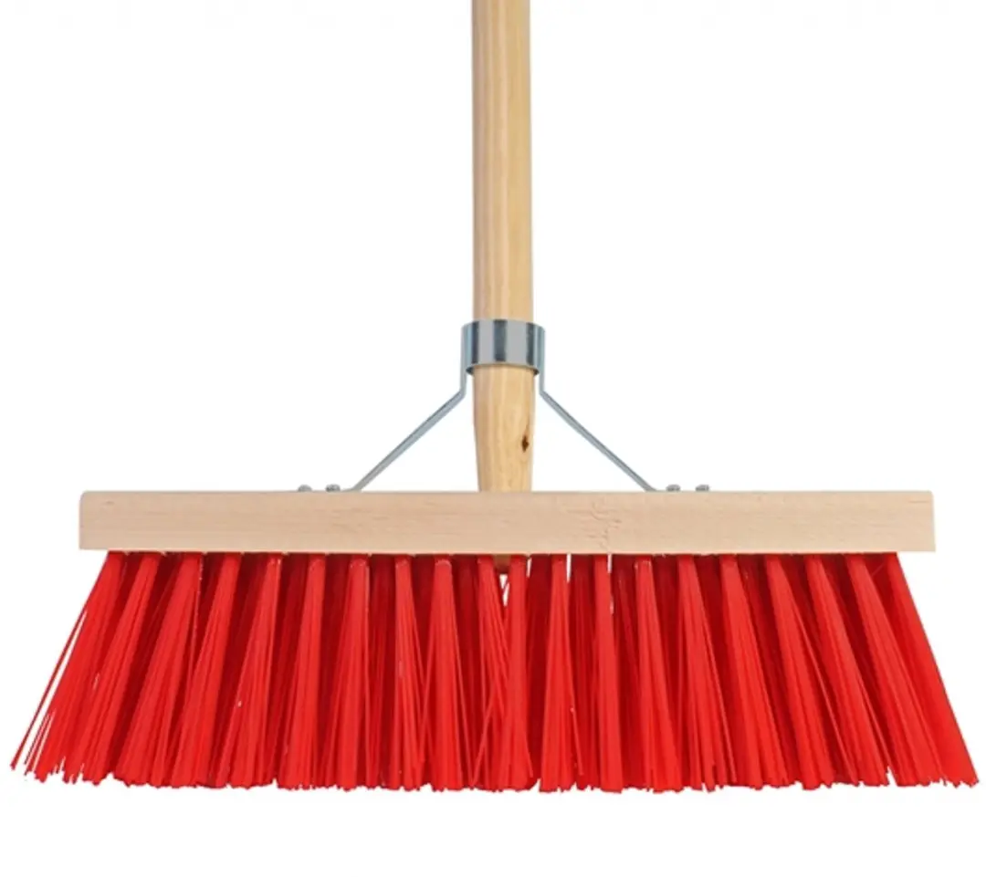 Talen Tools BB18C Bezem - Rood - 41cm - Staal 160cm