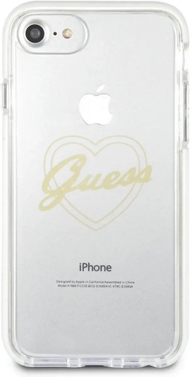Guess TPU Heart Back Case