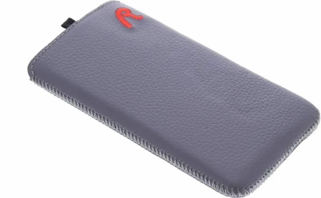 Replay Pocket Leather Pouch IHU59960701 - L - Grijs