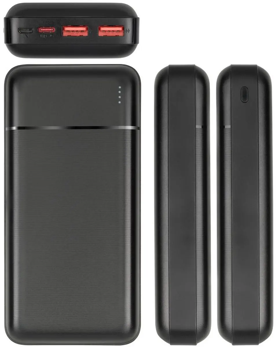 RivaCase VA2102 Powerbank 20000mAh - 22.5W - Zwart