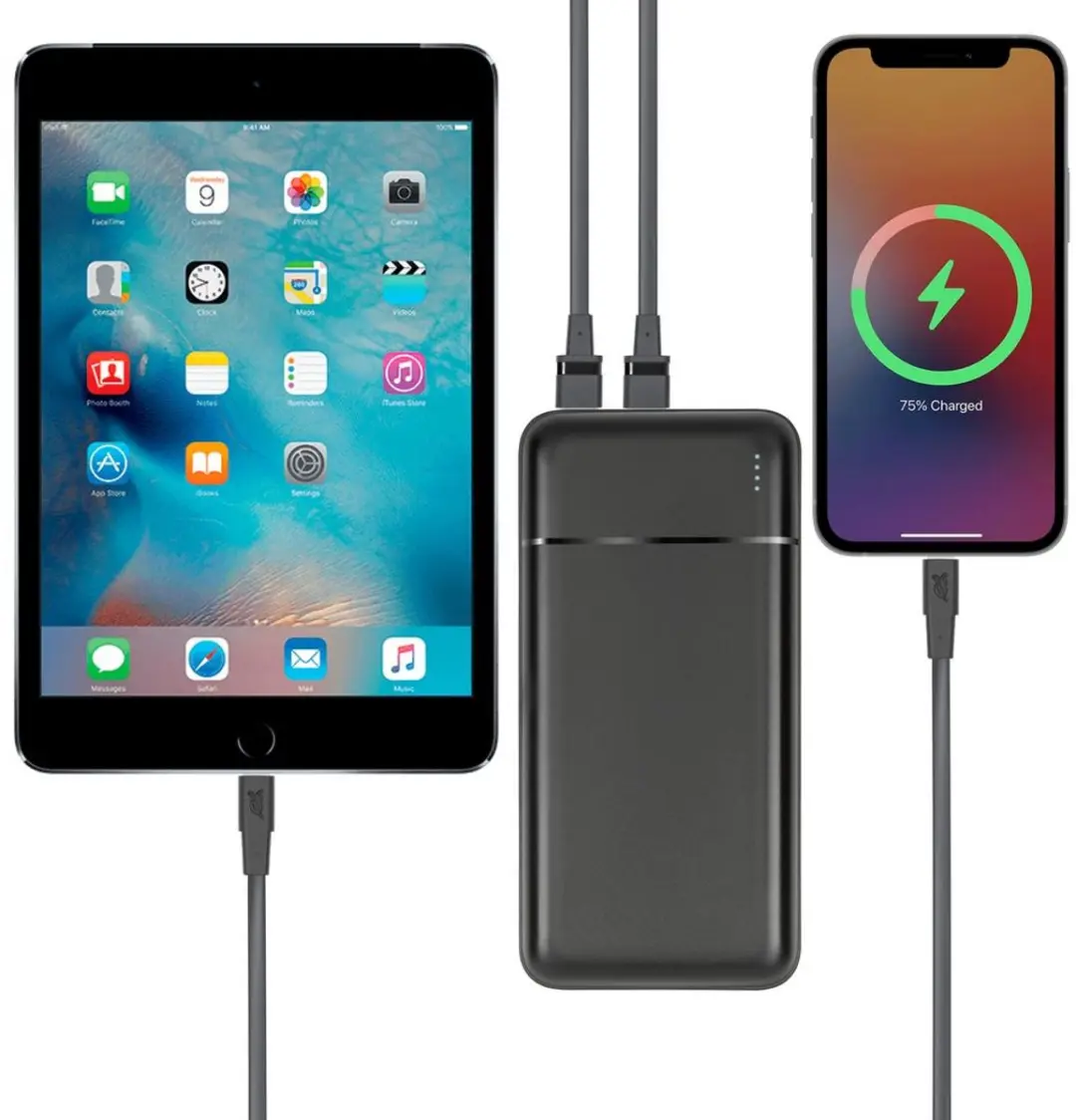 RivaCase VA2102 Powerbank 20000mAh - 22.5W - Zwart