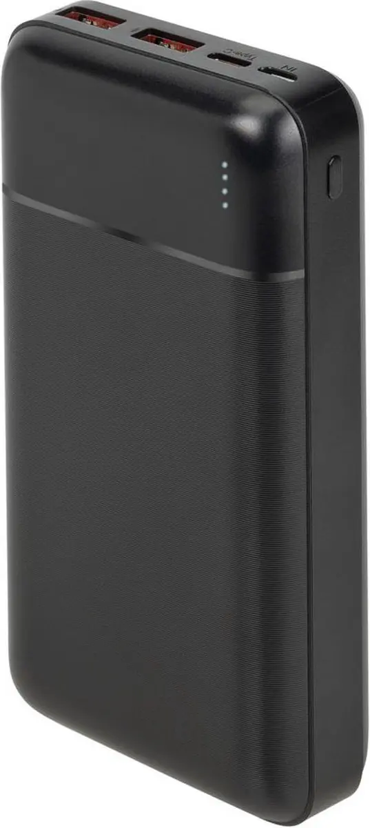 RivaCase VA2102 Powerbank 20000mAh - 22.5W - Zwart - afbeelding 6 van 6