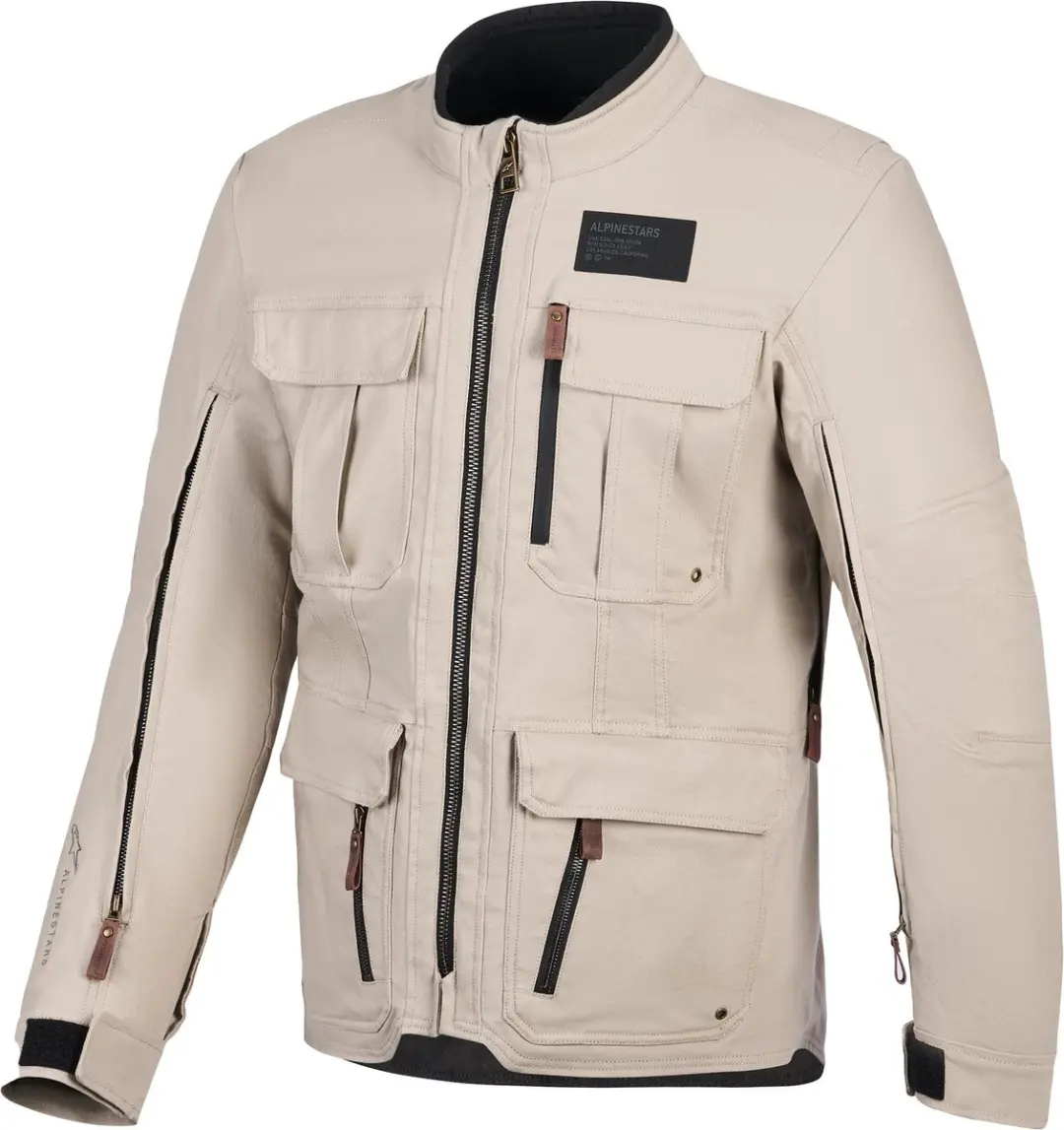 Alpinestars Borrego Drystar Motorjas - Grijs - 3XL