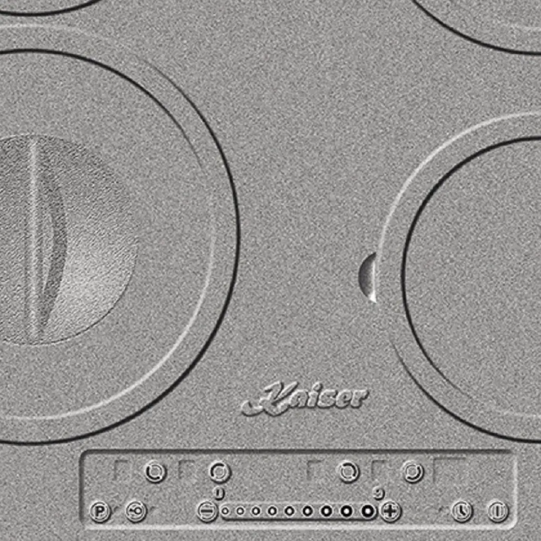 Kaiser EH 6337 Inbouwoven 79L - Inductiekookplaat KCT 6705 RI - Inox/Zwart