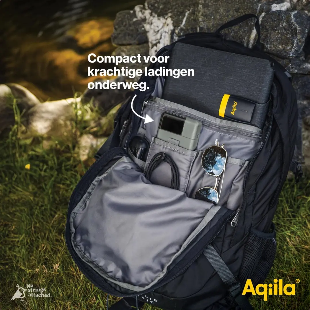Aqiila Powerbird B20M Powerbank 20000mAh - Mosgroen - afbeelding 6 van 6