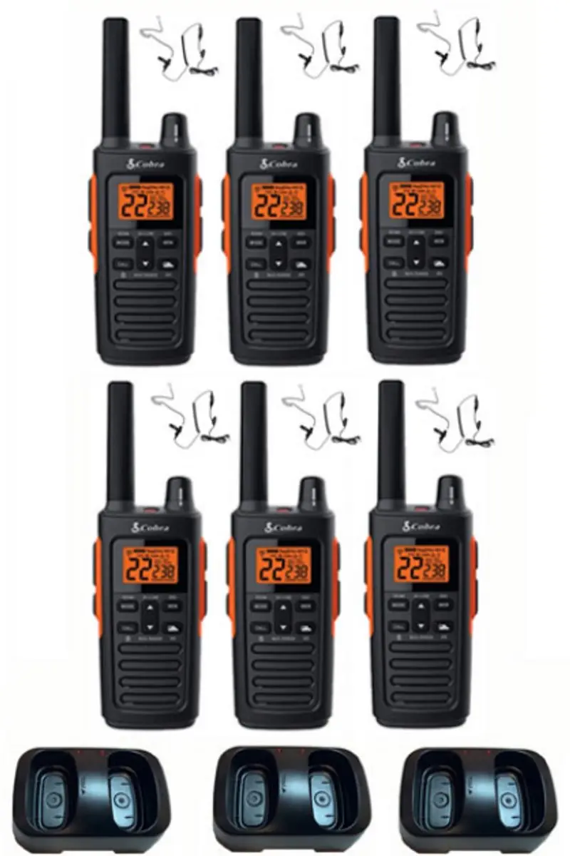 Cobra RX680 Set 6 PMR446 portofoons