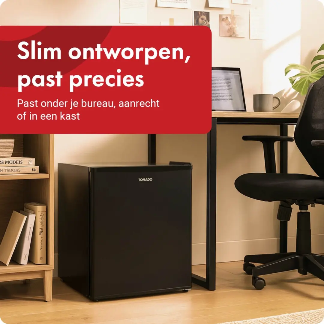 Tomado TFM4402B Mini Vriezer 31L - Zwart