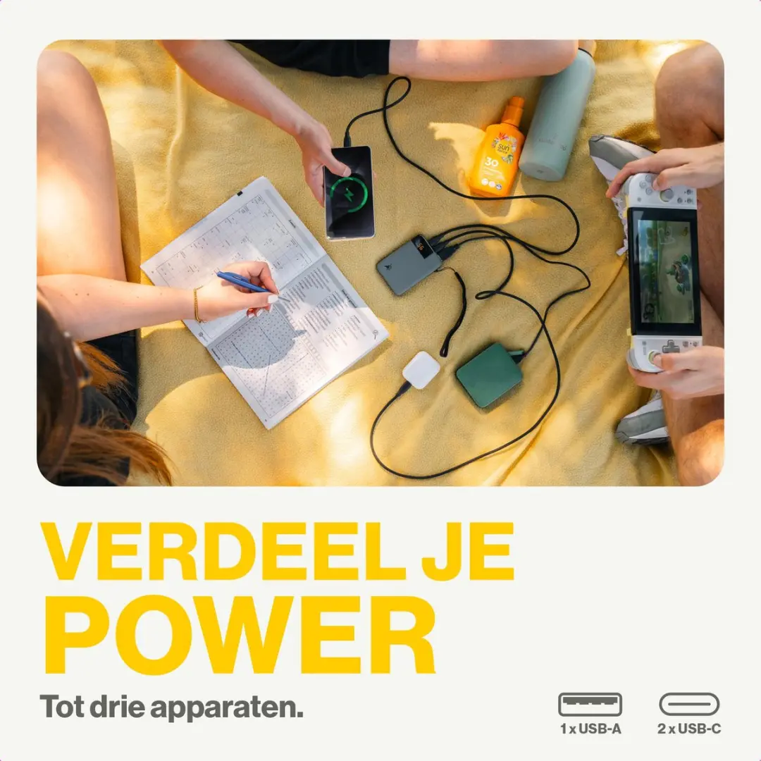 Aqiila Powerbird B5M Powerbank 5000mAh - Mosgroen