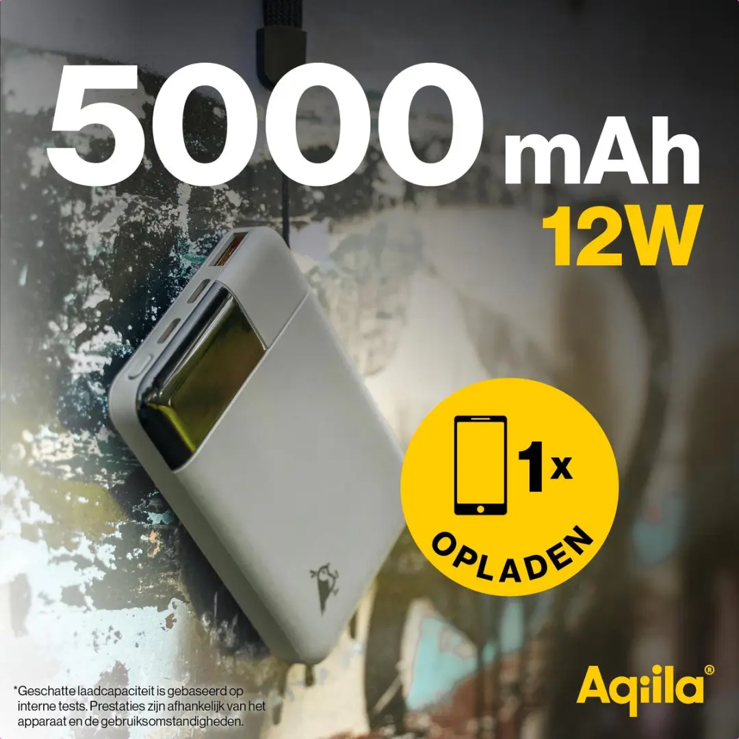 Aqiila Powerbird B5M Powerbank 5000mAh - Mosgroen