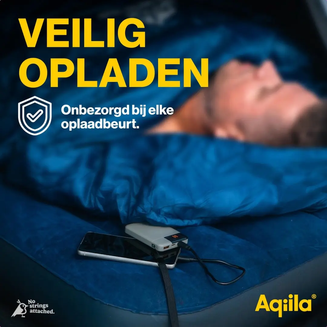 Aqiila Powerbird B5M Powerbank 5000mAh - Mosgroen - afbeelding 6 van 6