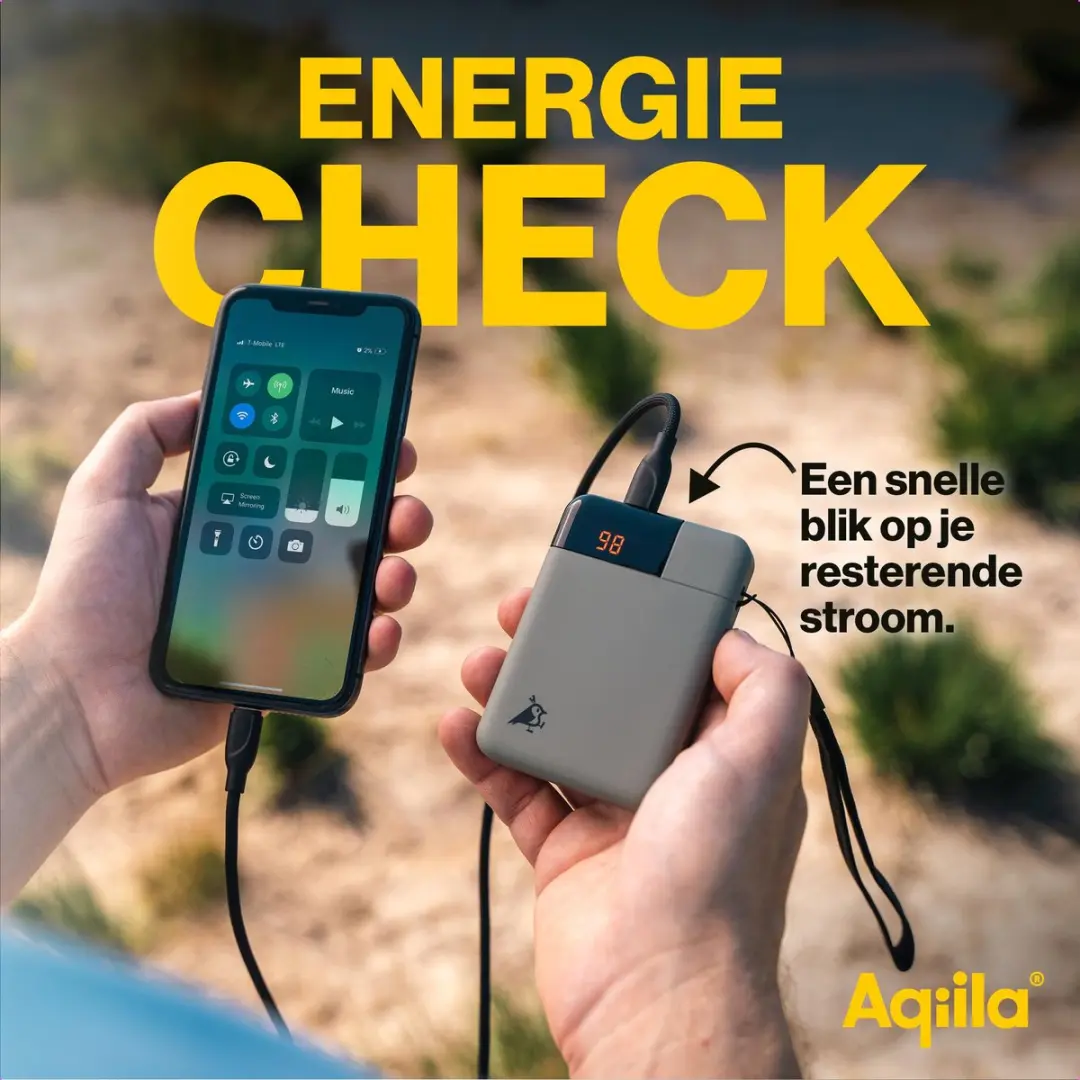 Aqiila Powerbird B5M Powerbank 5000mAh - Mosgroen