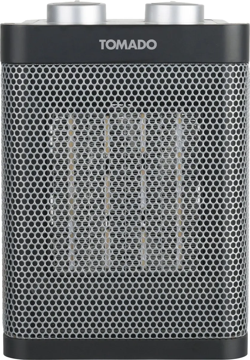 Tomado THC1501B Keramische Kachel 1500W - 2 Warmtestanden - Zwart