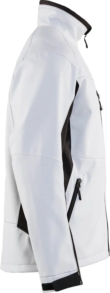 Blåkläder Softshell Jack 4950-2516 - Wit/Donkergrijs - 3XL