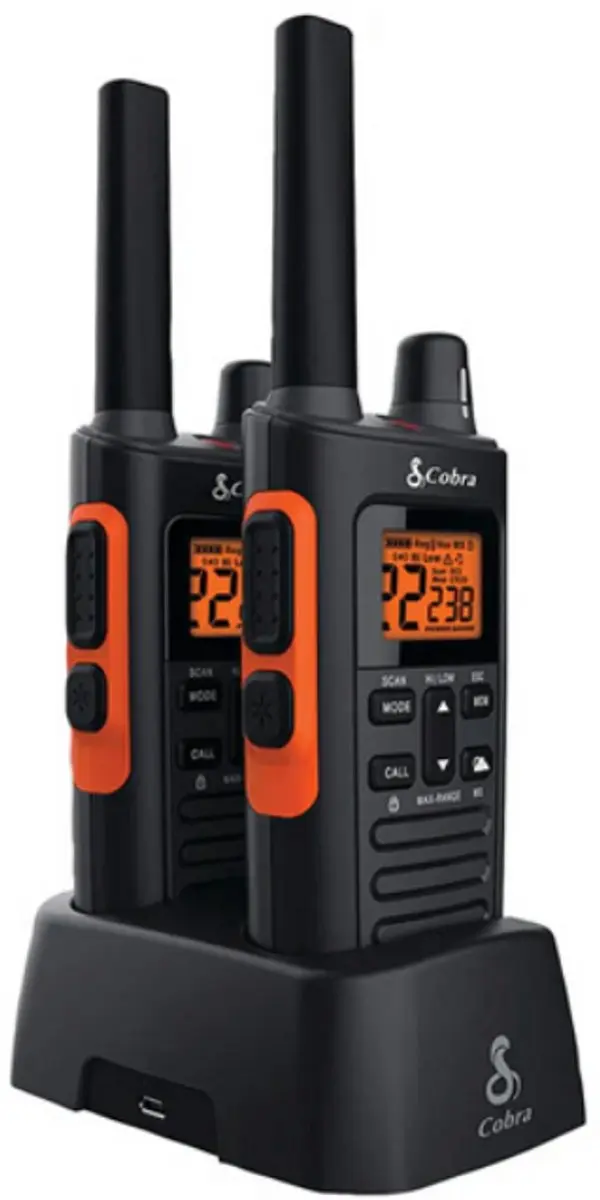 Cobra RX680 PMR446 Portofoons - 12 Stuks - Zwart