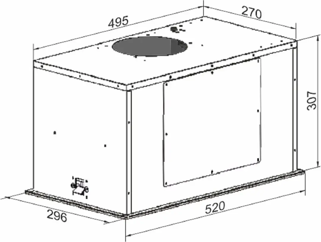 Kaiser EA 546 W Eco Afzuigkap 600 m³/h - Wit
