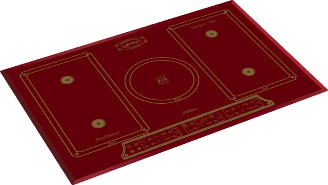 Kaiser KCT 7797 FI Inductiekookplaat 77cm - 5 Zones - Rood
