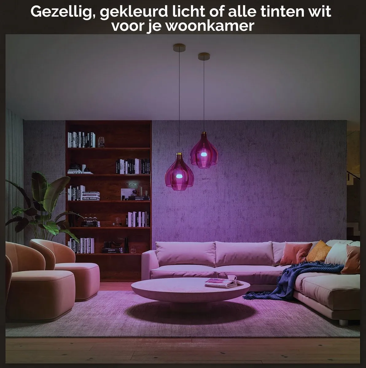 Philips Hue Uitbreidingspakket E27 - 4 Stuks Wit & Kleur - Incl. Hue Dial Switch Wit