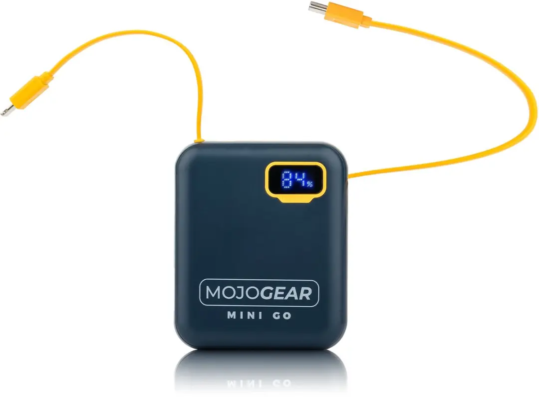 MOJOGEAR MINI GO Powerbank 10.000mAh - 4x USB-C/Lightning - Blauw
