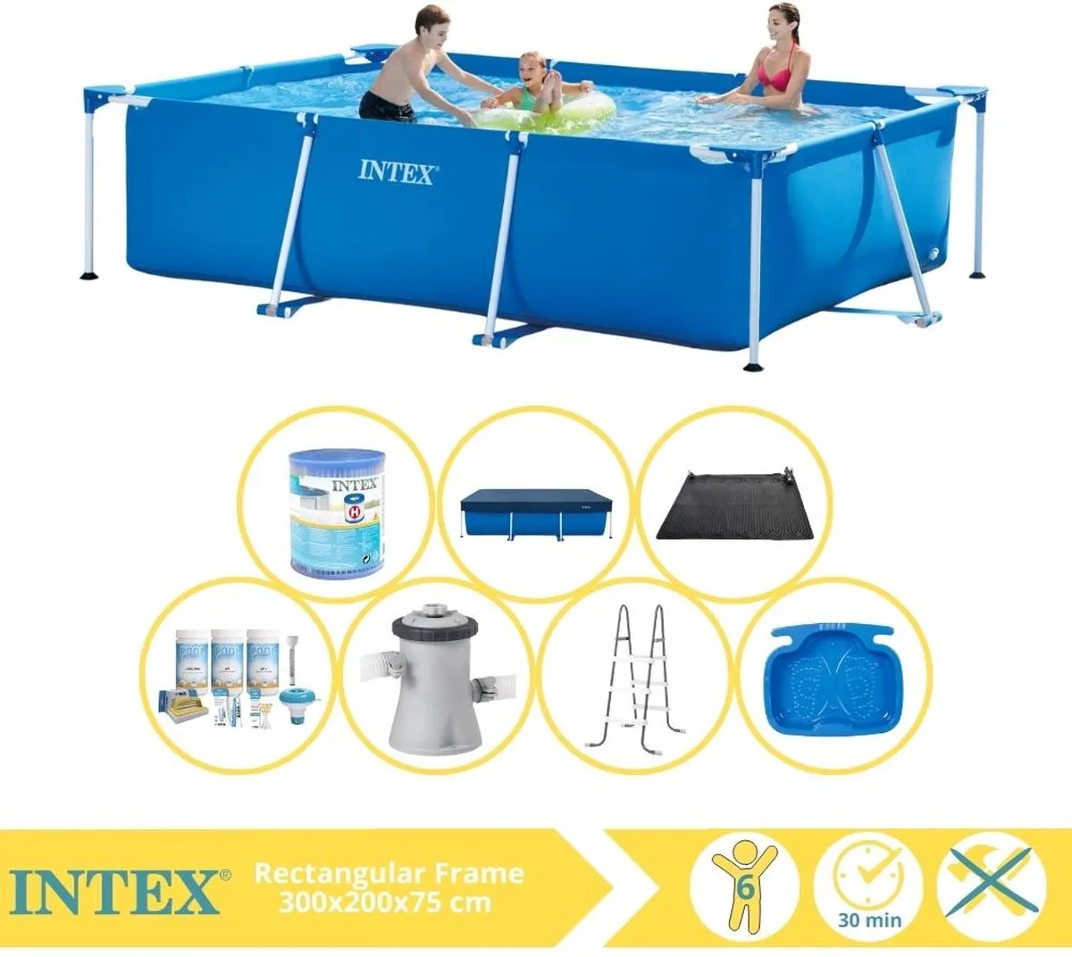 Intex 28272NP Opzetzwembad 300x200x75cm