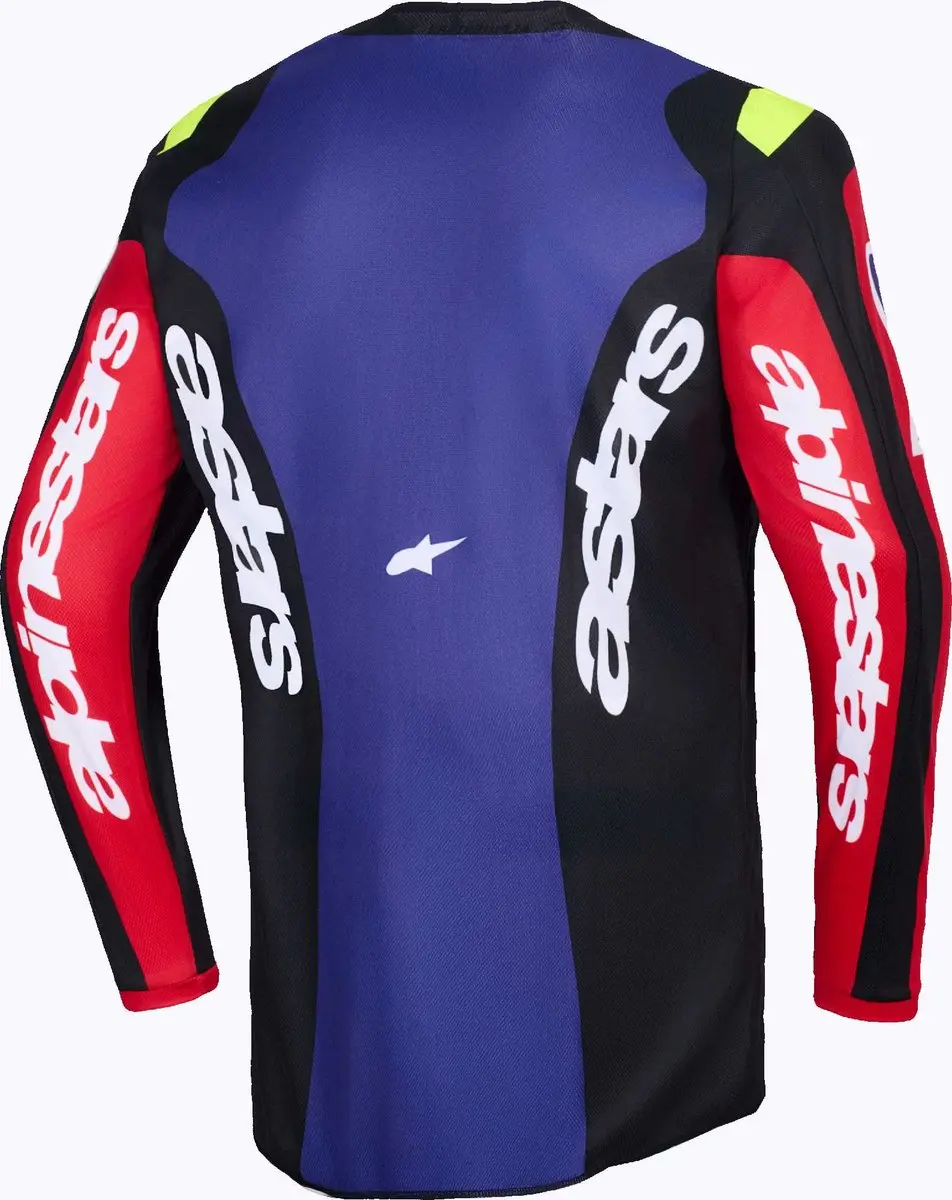 Alpinestars Fluid Grid Motorcross Trui - Zwart/Lichtgrijs S
