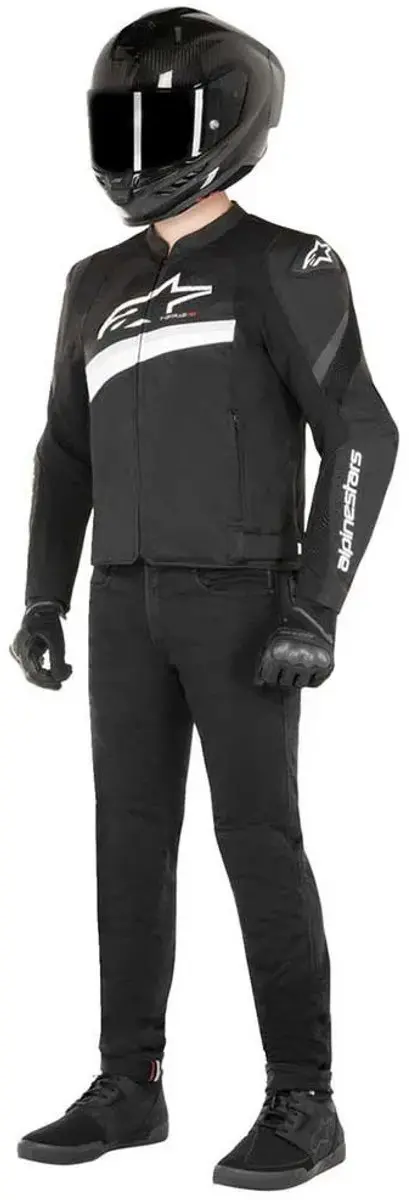 Alpinestars T-GP Plus R V4 Airflow Jas - Zwart/Wit 3XL