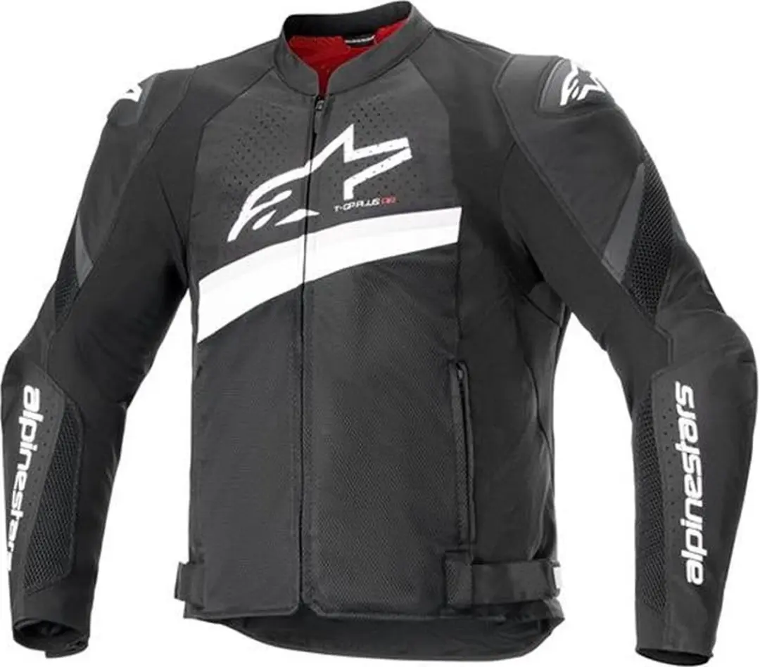 Alpinestars T-GP Plus R V4 Airflow Jas - Zwart/Wit 3XL