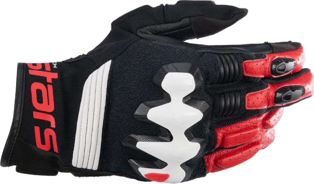 Alpinestars Halo Handschoenen - Zwart/Wit/Rood - S