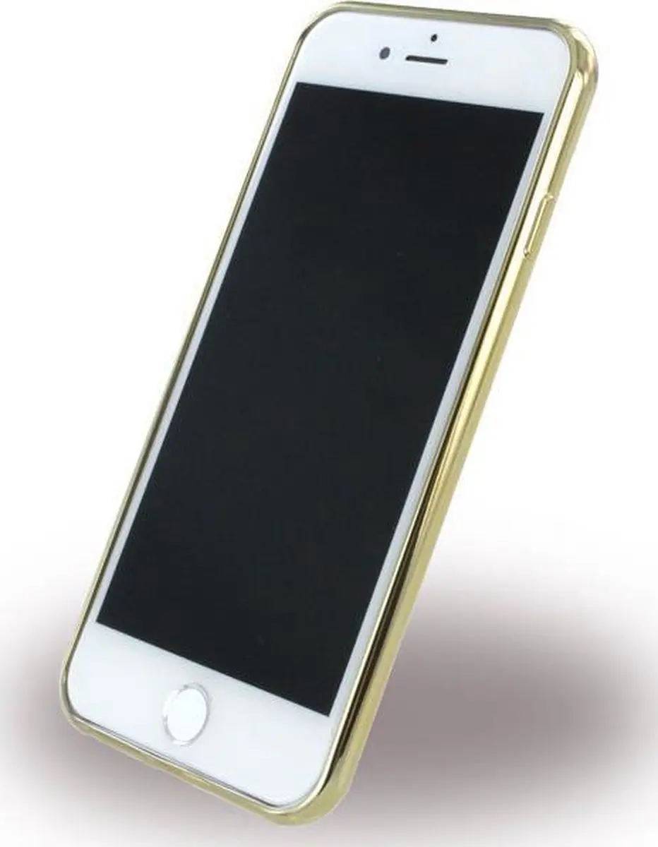 GUESS Triangle TPU Hoes iPhone 7/8/SE - Goud