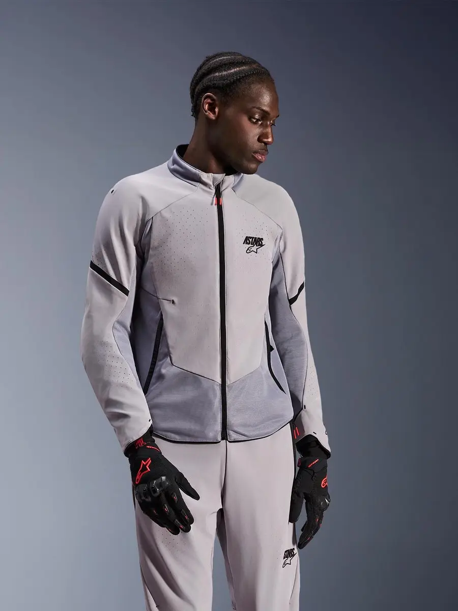 Alpinestars Aeroshell Airflow Motorfietsjas - Grijs/antraciet M