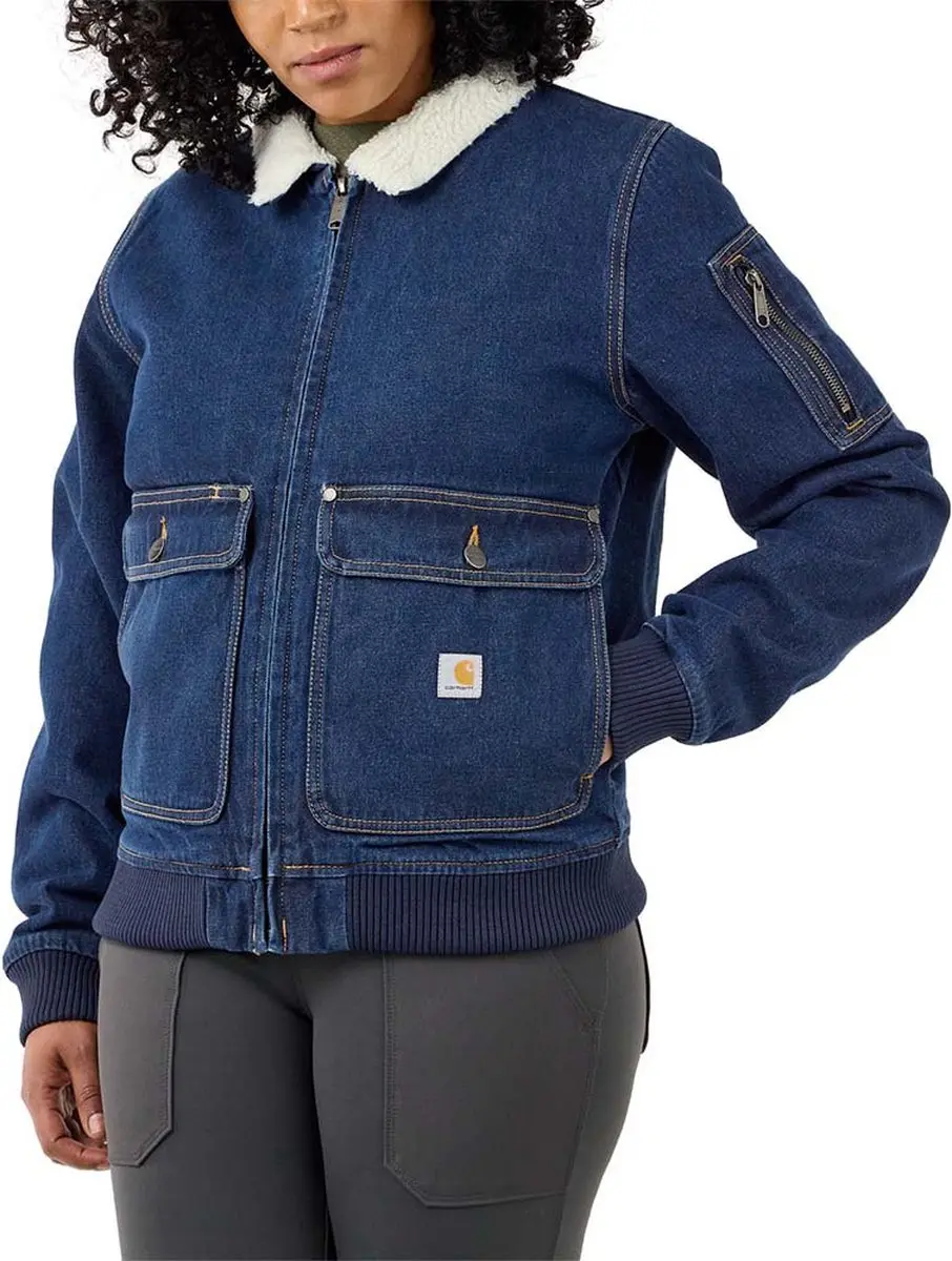 Carhartt Rugged Flex Denim Jas - Blauw S