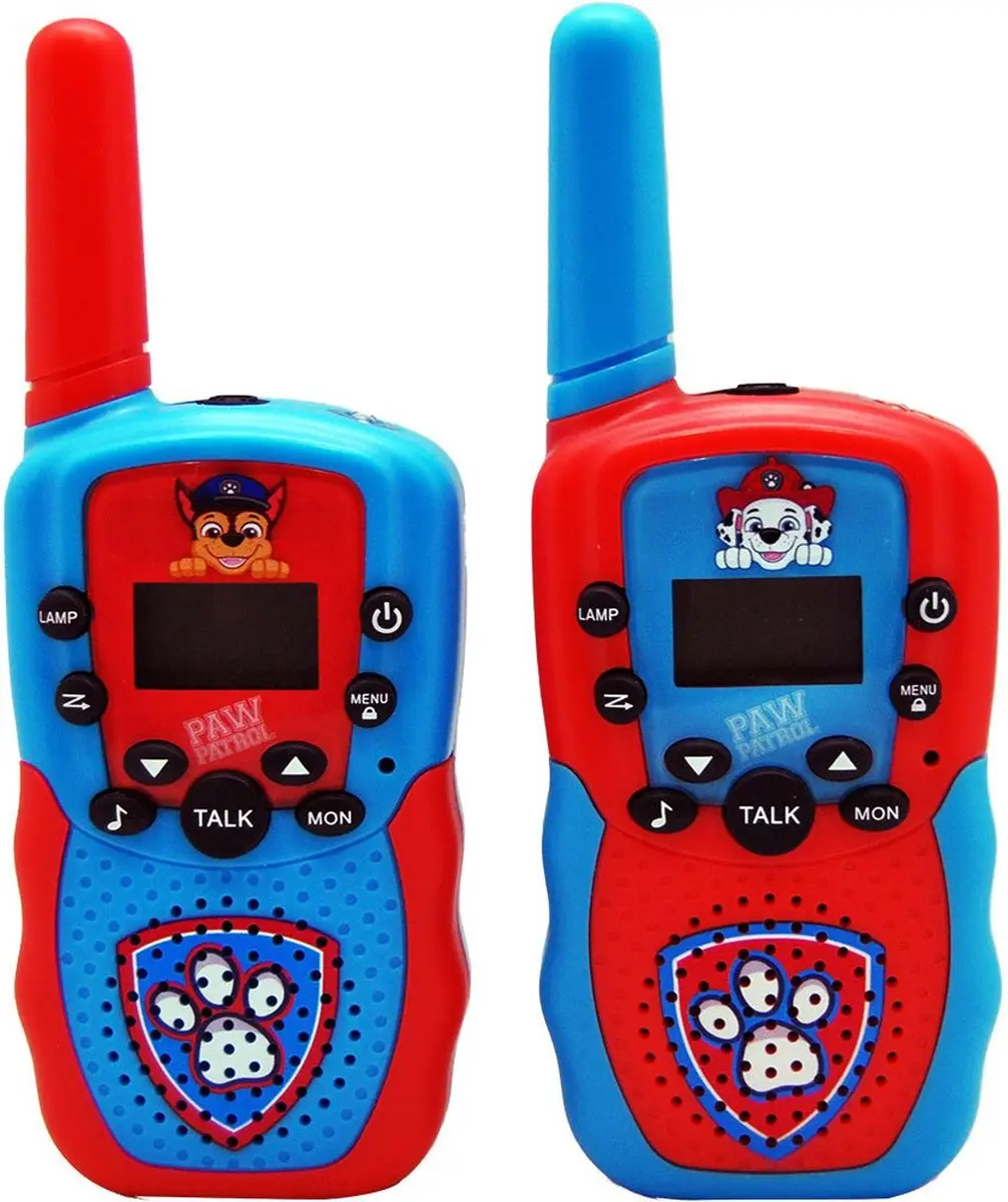 PAW Patrol Walkie Talkies 2 Stuks - Blauw/Rood