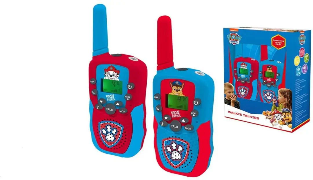 PAW Patrol Walkie Talkies 2 Stuks - Blauw/Rood