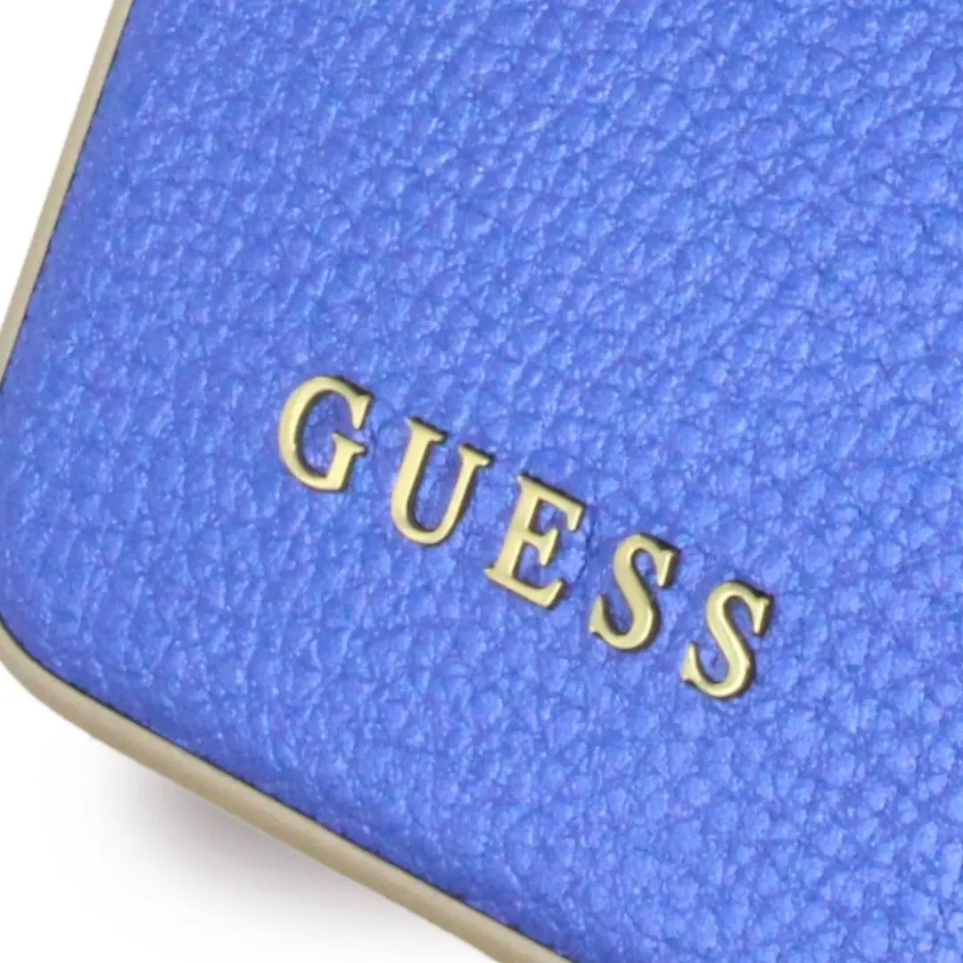 GUESS iPhone 6/7 Hoesje - Blauw Kunstleer