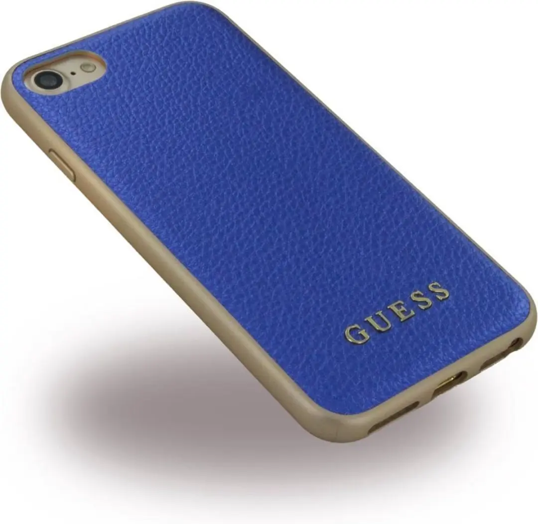 GUESS iPhone 6/7 Hoesje - Blauw Kunstleer