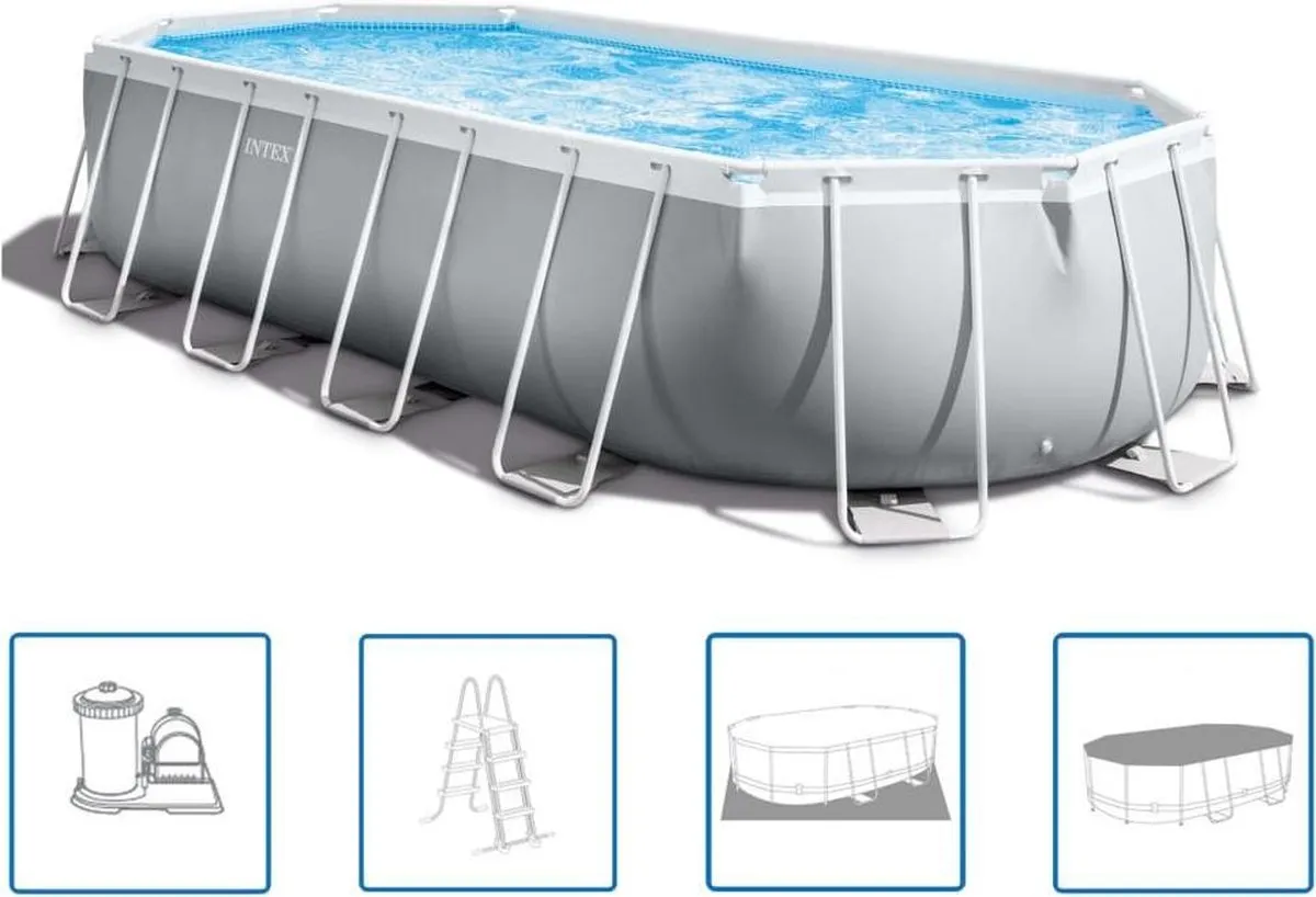 Intex Prism Frame Zwembadset 610x305x122cm