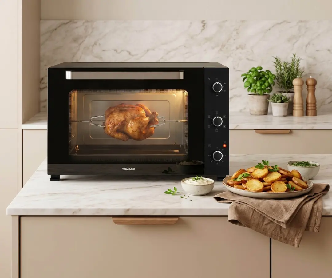 Tomado TEO7501B Vrijstaande Oven 75L - Zwart