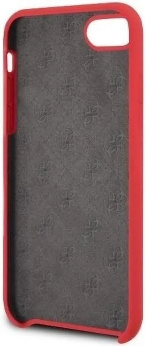 Guess Silicone HardCase GUHCP7SR iPhone 7/8/SE - Rood