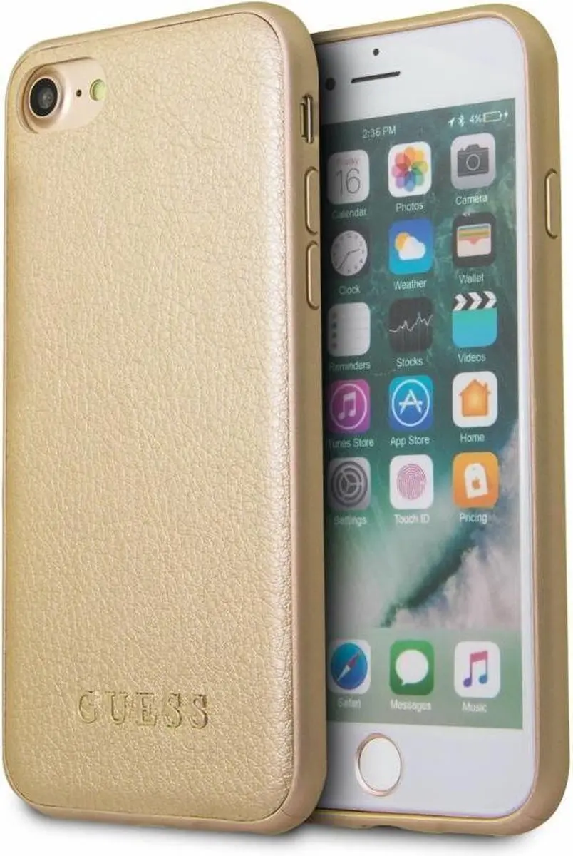 GUESS Goud Hoesje voor iPhone 7/8
