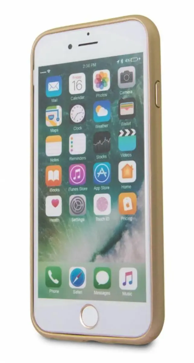 GUESS Goud Hoesje voor iPhone 7/8 - Backcover