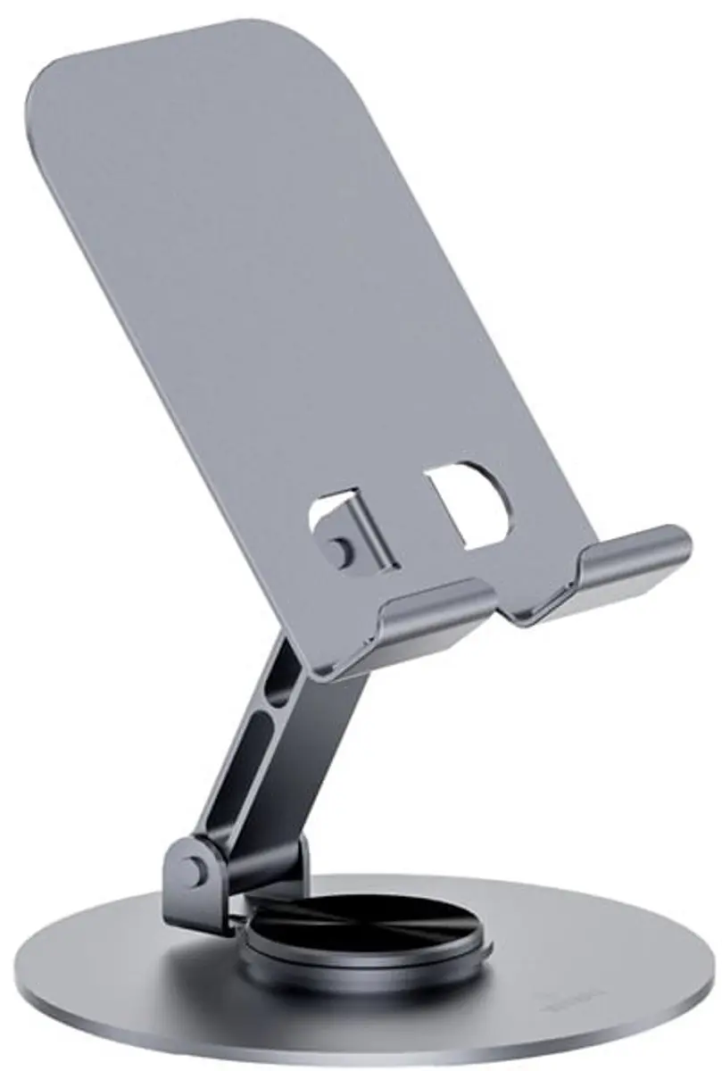 WiWu 14455 Telefoon/Tablet Standaard - 360° Draaibaar Grijs