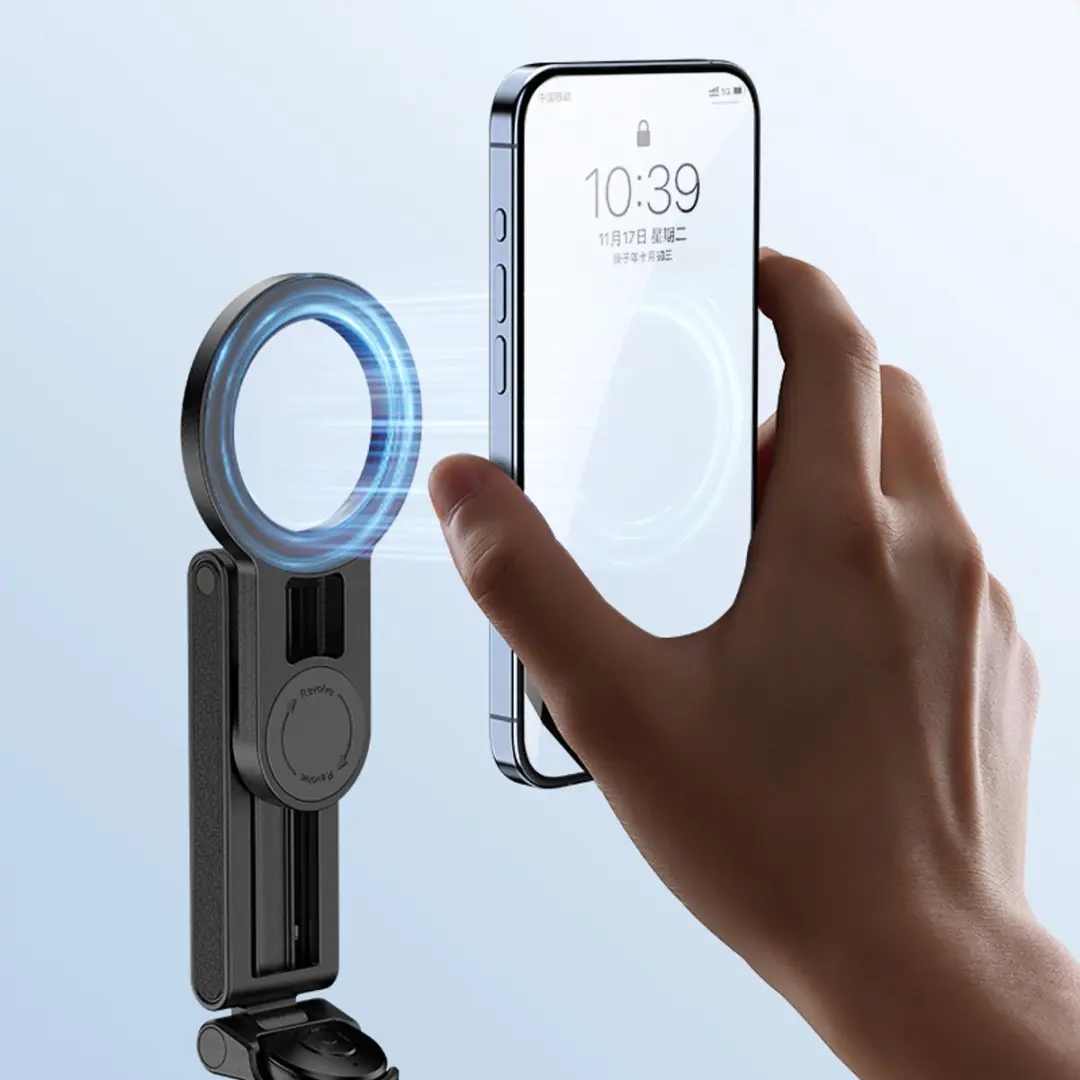 Ulanzi JJ03 Magnetische Selfiestick - iPhone/Smartphone - 0,5 kg - Zwart