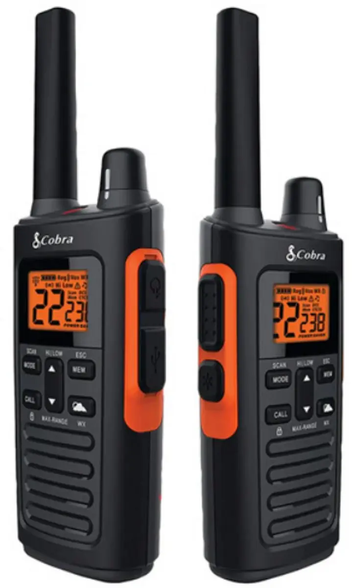 Cobra RX680 PMR446 Portofoons Set - 20 Stuks - IP54 - Zwart